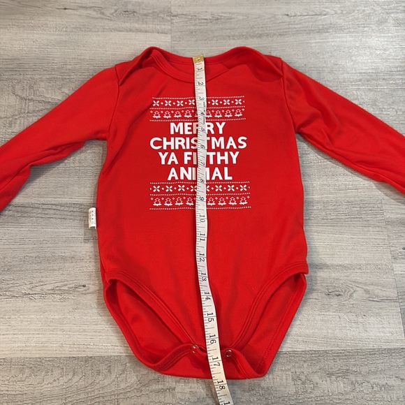 Merry Christmas Ya Filthy Animal Bodysuit - Picture 5 of 5